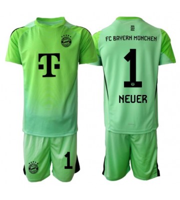 Bayern Munich Manuel Neuer #1 Målvakt Hemmakläder Barn 2025-26 Kortärmad (+ Korta byxor)